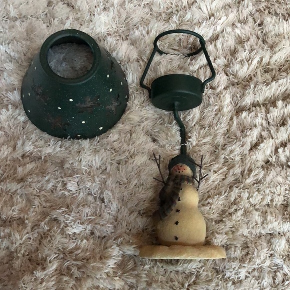 Snowman Tea Light - Picture 3 of 4